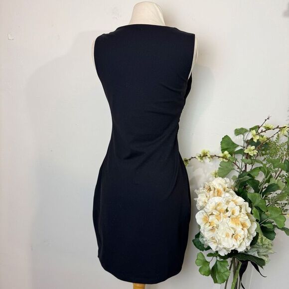 SUSANA MONACO asymmetric hearts dress | large | mini | black | anthropologie - Picture 7 of 13